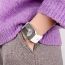 Ремешок для Apple Watch HOCO WA27 Flexible series stepped pattern solid color silicone strap (42/44/45/49 мм) белый