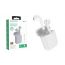 Наушники вакуумные беспроводные BOROFONE BE42 Feliz TWS wireless earphonesl Bluetooth (белый)