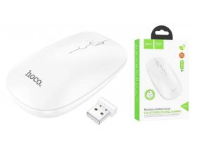 Мышь беспроводная HOCO GM15 (USB, 2.4ГГц+ВТ, 10м) (ABSOLUT) (белый)