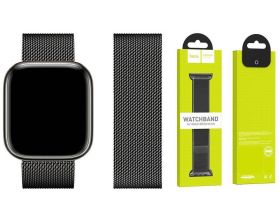 Ремешок для Apple Watch HOCO WA03 Ремешок из миланской стали серии Simple beauty (38-41 мм, черный)