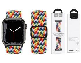 Ремешок для Apple Watch HOCO WA05 Jane Eyre series sliding buckle ultra-thin nylon strap (38-41 мм, W pattern-seven colors)