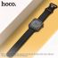 Ремешок для Apple Watch HOCO WA15 Flexible series 8-character buckle solid color silicone strap (38-41 мм, black)