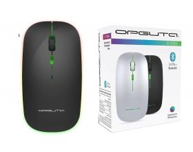 Мышь беспроводная Орбита OT-PCM66 RGB (USB/Bluetooth,аккум) (серый)