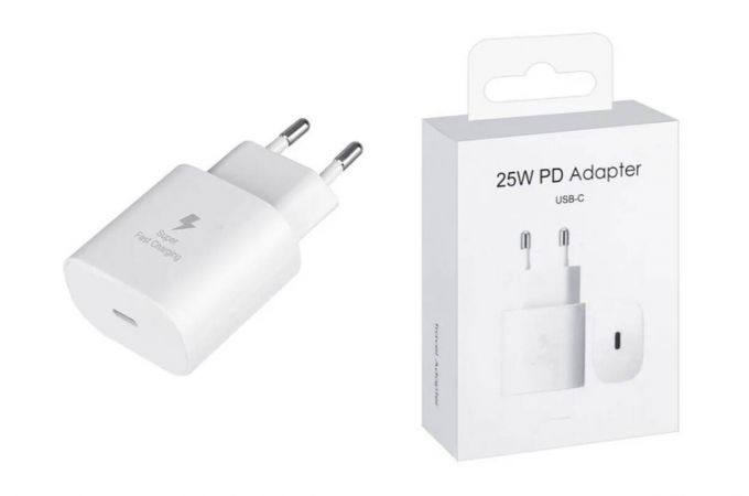 Сетевое зарядное устройство USB-C Samsung PD Adapter 25W (белый) EP-T2510