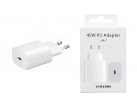 Сетевое зарядное устройство USB-C Samsung PD Adapter 45W (белый)Service Pack 100% (or.)
