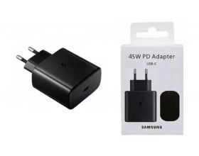 Сетевое зарядное устройство USB-C Samsung PD Adapter 45W (черный) Service Pack 100% (or.)