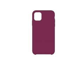 Чехол для iPhone 11 (6.1) Silicone Case Soft Touch (темная фуксия) 47