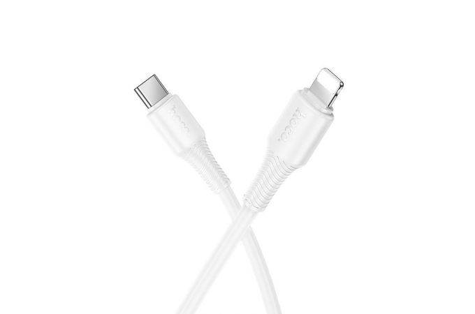 Кабель USB Type-C - Lightning HOCO X120 Beneficio PD27W (белый)