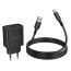 Сетевое зарядное устройство USB + кабель Type-C BOROFONE BA95A Ilustre with digital display (черный)