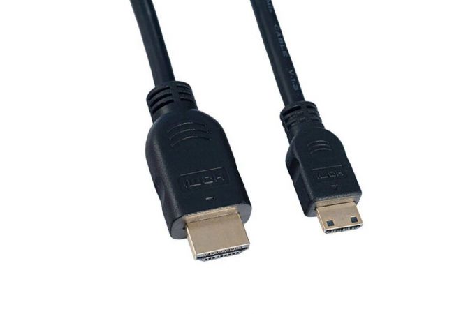 Кабель HDMI Mini - HDMI PERFEO HDMI A вилка - HDMI C (mini HDMI) вилка, ver.1.4, длина 2 м. (H1101)