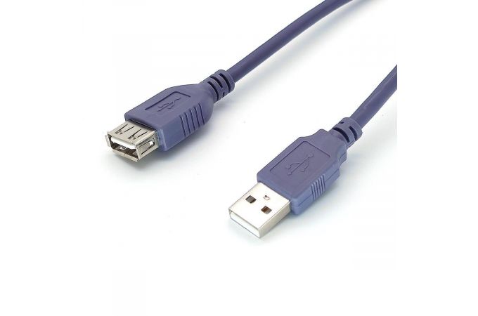 Кабель USB 2.0 удлинитель (штекер-гнездо) Орбита OT-PCC10 3м (аналог 20031027) (синий)