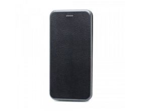 Чехол-книжка iPhone 12/12 Pro (6.1) боковой, под крокодила (черный)