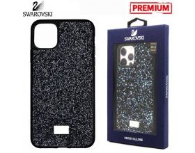 Чехол для телефона iPhone 15 Plus Swarovskii (чёрный)