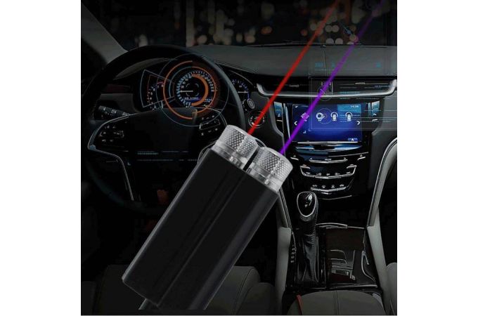 Лазерная установка питание от USB Огонек OG-LDS17 Красный/Фиолетовый