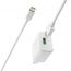 Сетевое зарядное устройство USB + кабель Type-C BOROFONE BA32A Bright Power widely 3000 mAh (белый)