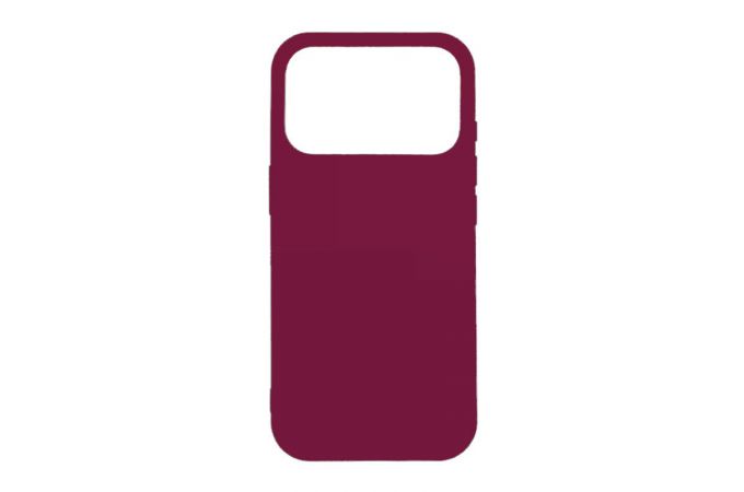 Чехол для iPhone 17 Pro (6,3) Silicone Case Soft Touch (спелый гранат) 52