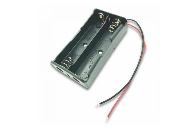 Батарейный отсек 2x18650 с проводом