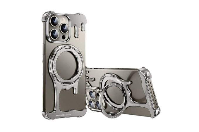 Чехол для телефона LIQUID Metal Phone 16 Pro (Серебряный)