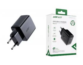 Сетевое зарядное устройство ACEFAST A1 PD20W single USB-C Black (черный)