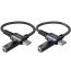 Адаптер для проводной гарнитуры ACEFAST C1-07 c 3.5 мм на Type-C aluminum alloy headphones adapter cable Black