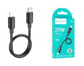 Кабель USB Type-C - Lightning HOCO X96 PD20W (черный) 0,25м