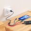 Кабель USB 4 в 1 HOCO X76 Lightning/Micro/Type-C/Type-C (красно/синий) 1м