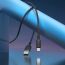 Кабель USB - USB Type-C BOROFONE BX113, (черный) 2м силиконовый