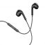 Наушники вакуумные проводные HOCO M1 Max crystal earphones (черный)
