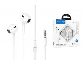 Наушники вакуумные проводные HOCO M1 Max crystal earphones (белый)