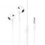 Наушники вакуумные проводные HOCO M1 Max crystal earphones (белый)