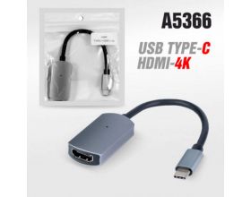 Адаптер-переходник H293 Type-C (M) to HDMI (F)  4K