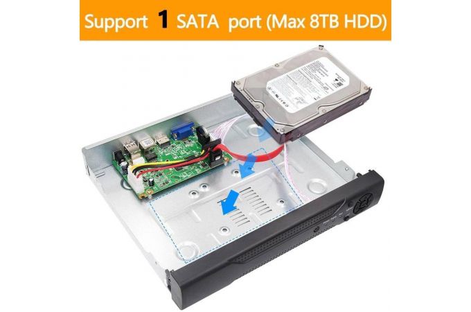 Видеорегистратор IP Орбита OT-VNR13 с POE (8 камер, 4Мр) У