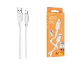 Кабель USB - USB Type-C BOROFONE BX94 3A (светло-серый) 1м