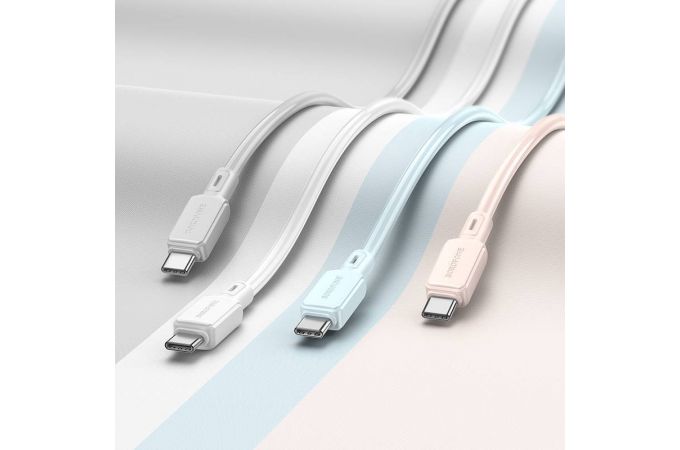 Кабель USB - USB Type-C BOROFONE BX94 3A (светло-серый) 1м