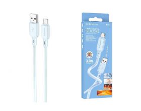 Кабель USB - USB Type-C BOROFONE BX94 3A (светло-голубой) 1м