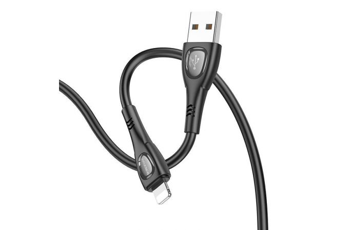 Кабель USB - Lightning BOROFONE BX98 2,4A (черный) 1м