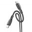 Кабель USB Type-C - USB Type-C BOROFONE BX99, PD60W (черный) 1м силиконовый