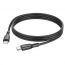 Кабель USB Type-C - USB Type-C BOROFONE BX99, PD60W (черный) 1м силиконовый