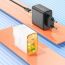 Сетевое зарядное устройство 2USB + USB-C + кабель Type-C-Type-C HOCO CS44A Smart PD65W (белый)