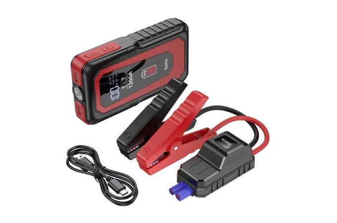 Пуско-зарядное портативное устройство HOCO QS3 Victory car emergency starter power bank (10000mAh) черный