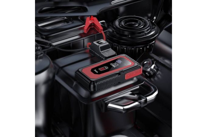 Пуско-зарядное портативное устройство HOCO QS3 Victory car emergency starter power bank (10000mAh) черный