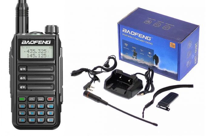 Рация Baofeng UV-16 Plus Черная (UHF/VHF)