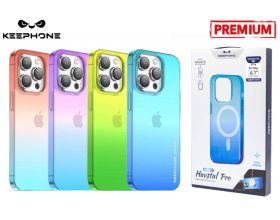 Чехол для телефона KEEPHONE HAVSTAL PRO MAGSAFE iPhone 14 PLUS (розово-синий)