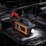 Компрессор автомобильный HOCO QS4 intelligentt air pump (  4 в 1 автокомпрессор , устройство для старта , повербанк 10000 mAh, фонарь )