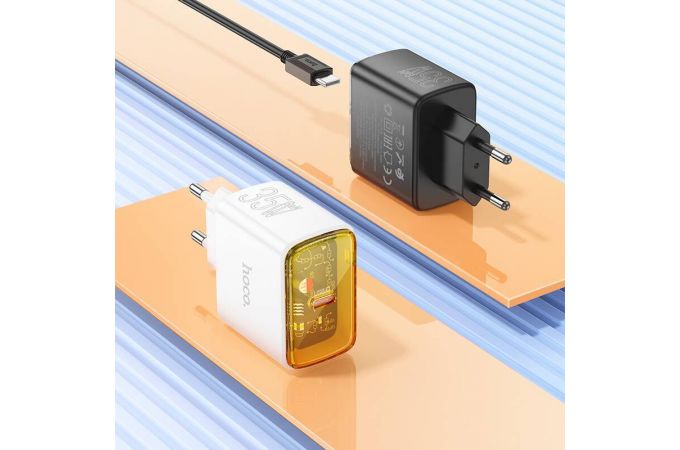 Сетевое зарядное устройство USB-C HOCO CS41A Smart PD35W (черный)