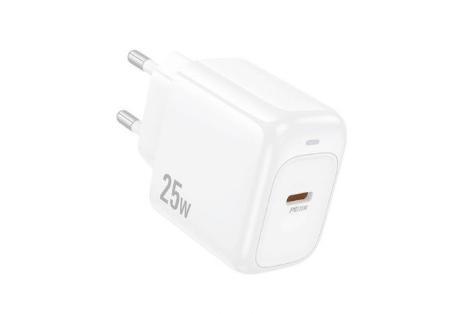 Сетевое зарядное устройство USB-C HOCO CS53A Surplus single port (один порт)PD25W (белый)