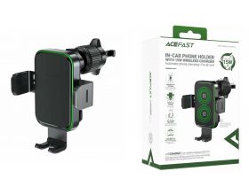 Держатель автомобильный для телефона ACEFAST D17 Car holder wireless fast charging Black (черный)