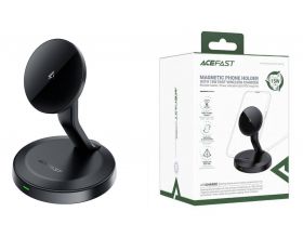 Беспроводное зарядное устройство ACEFAST E26 desktop mobile phone wireless charging holder , Black (черный)