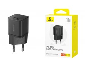 Сетевое зарядное устройство USB-C BASEUS GaN5S fast charger 1C 30W Cluster Black (черный)