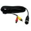 Видеошнур Орбита VD-299 (4pin-RS765(M12) гнездо - 1RCA+DC) 5м У
